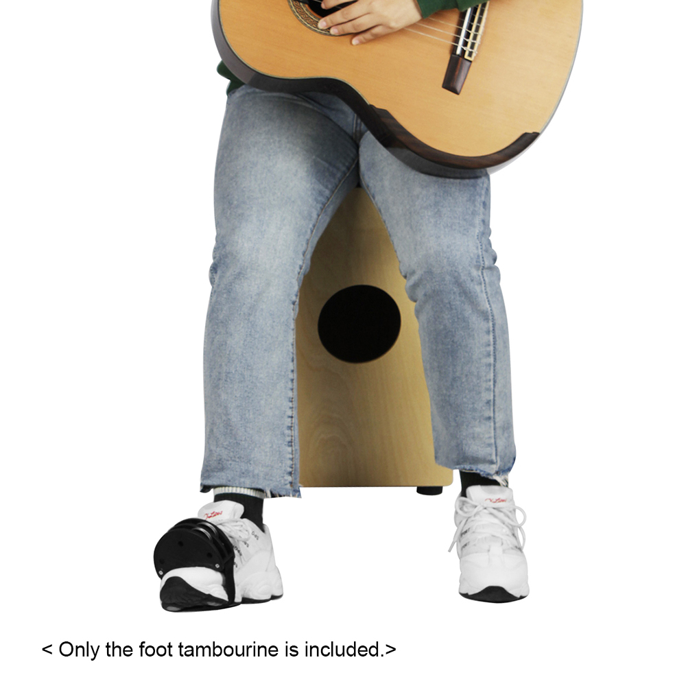 ABS Foot Tambourine with Metal - Cajon Box Drum ulasan dan harga