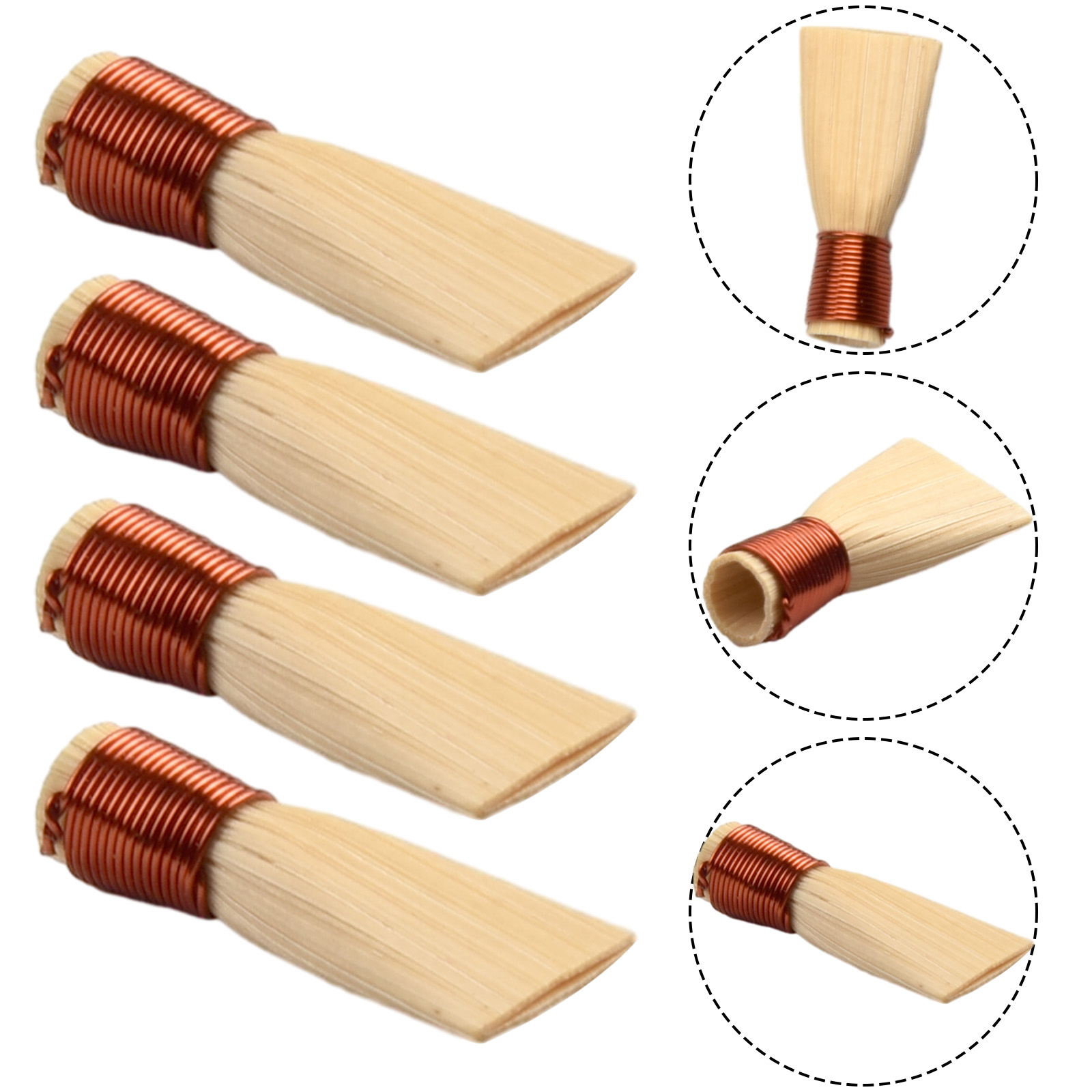 Set of 4 Suona Reed Whistles M - Musical Instrument Reed ulasan dan harga