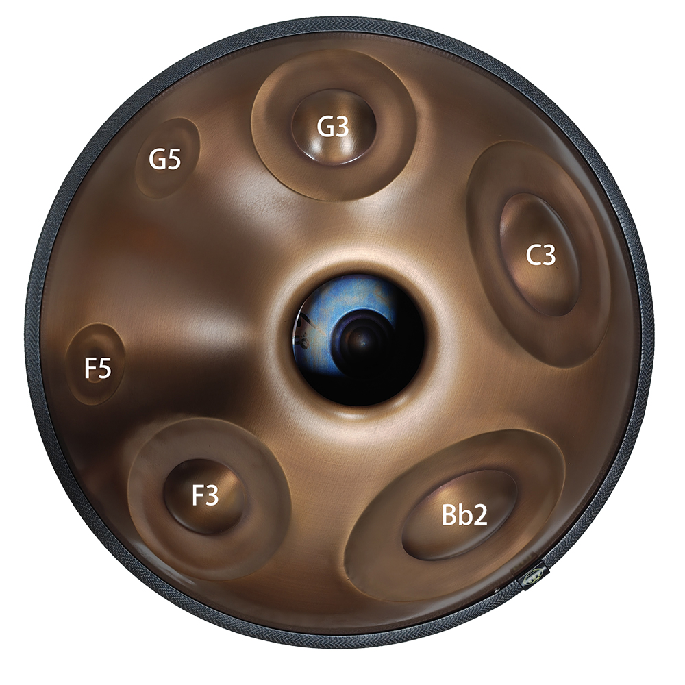 18 Notes Handpan Drum，in D Min - Musical Instrument Drum ulasan dan harga
