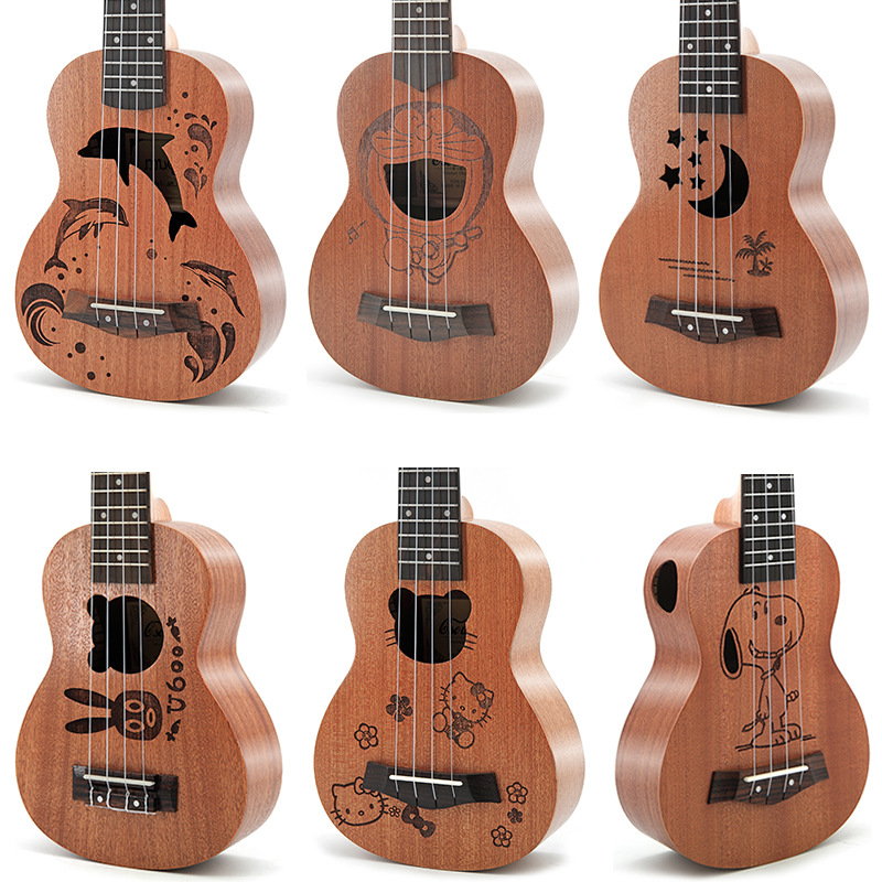 21 Inch Sapele Wood Kids Carto - Musical Instruments Cartoon ulasan dan harga