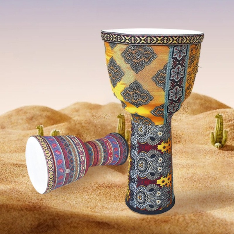 10 Inch Djembe Drum Large Adul - Musical Instrument Drawing ulasan dan harga