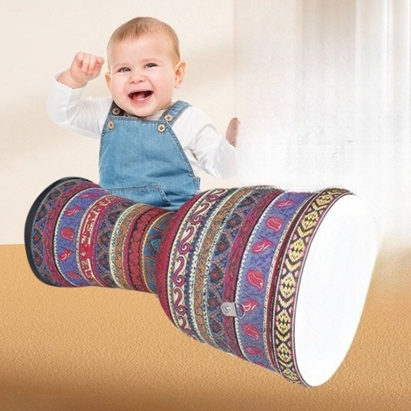 10 Inch Djembe Drum Large Adul - Musical Instrument Drawing ulasan dan harga