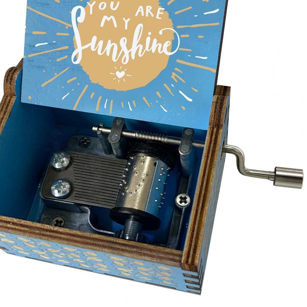 6.4* 5.2cm Mini Music Box Rota - Musical Instrument Cajon ulasan dan harga