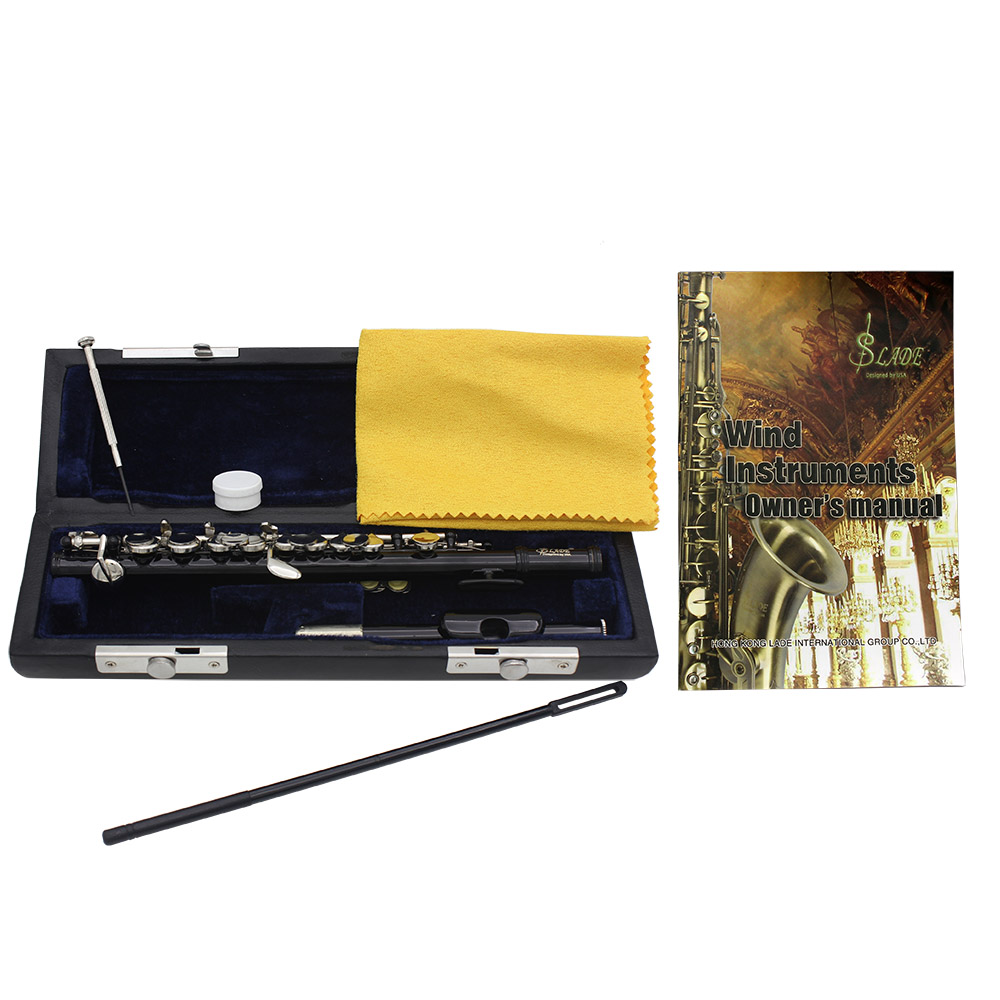 Piccolo Flute C Key Black  Hal - Musical Instrument Piccolo ulasan dan harga