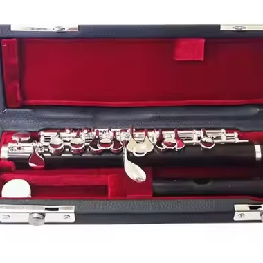 Ebony Piccolo With Silver Plat - Musical Instrument Piccolo ulasan dan harga
