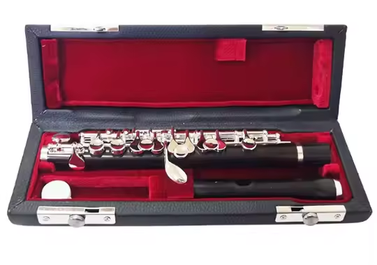 Ebony Piccolo With Silver Plat - Musical Instrument Piccolo ulasan dan harga