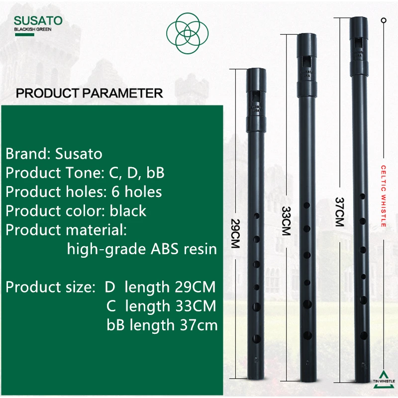 Susato 1 Pcs Small Bore 6 Hole - Musical Instrument Piccolo ulasan dan harga