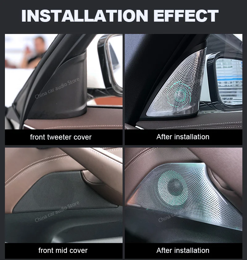 LED Car Speaker Tweeter Cover  - Musical Instrument Horn ulasan dan harga