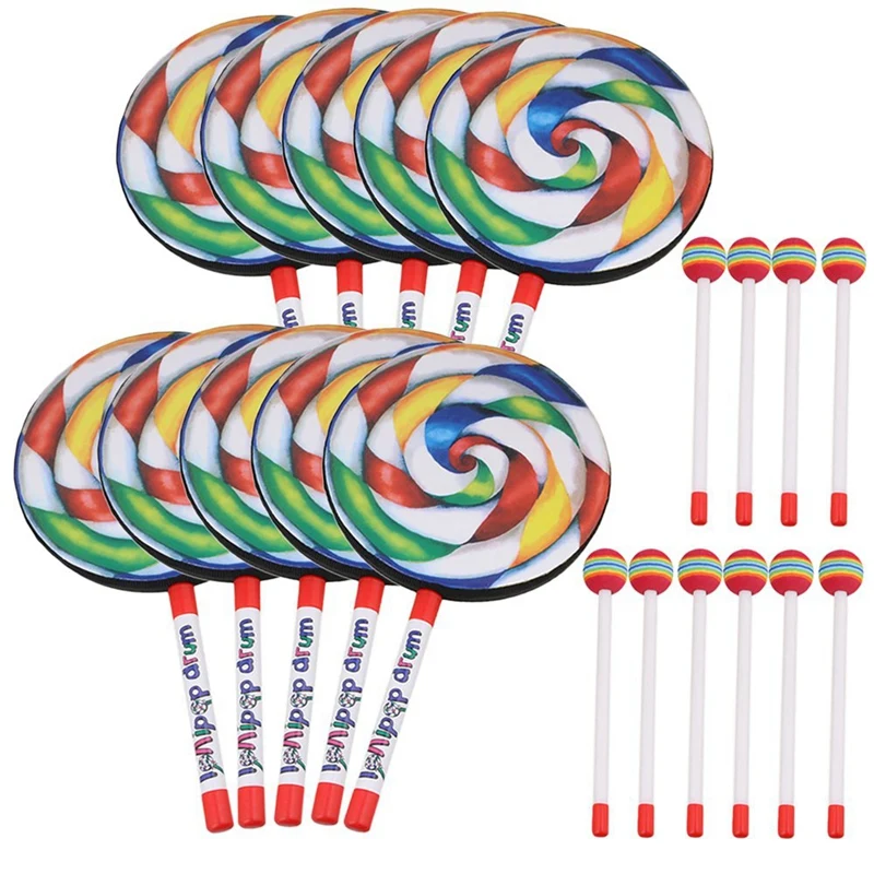 10Pcs 7.9 inch Lollipop Shape  - Musical Instrument Drawing ulasan dan harga