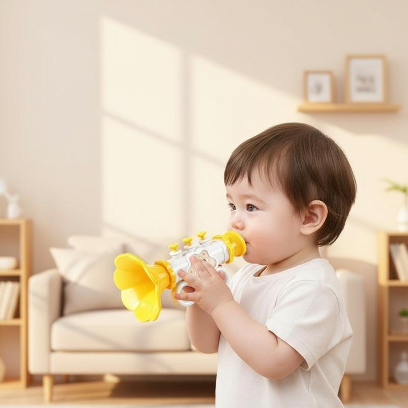 Cartoon Trumpet Whistle Toy Sh - Musical Instruments Cartoon ulasan dan harga