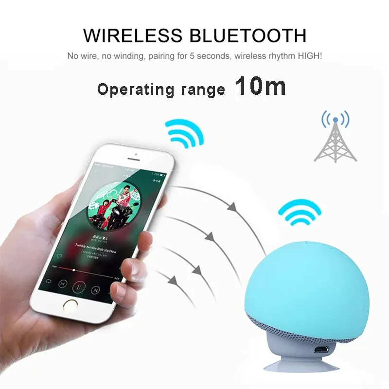 Mini Mushroom Bluetooth Speake - Musical Instrument Cajon ulasan dan harga
