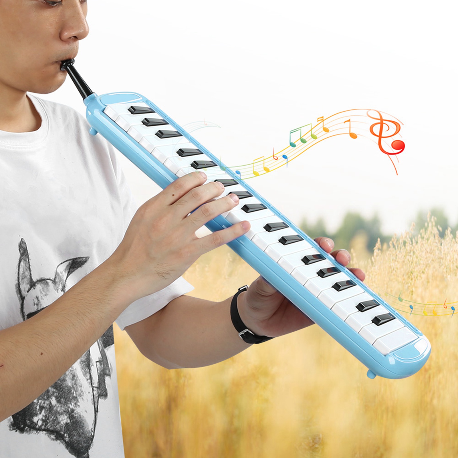 Melodica 37 Key Wind Musical I - Musical Instrument Reed ulasan dan harga