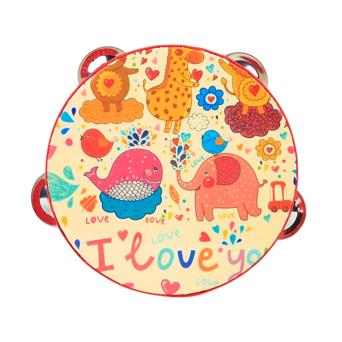 SLADE 6 Inch Tambourine Cartoo - Musical Instruments Cartoon ulasan dan harga