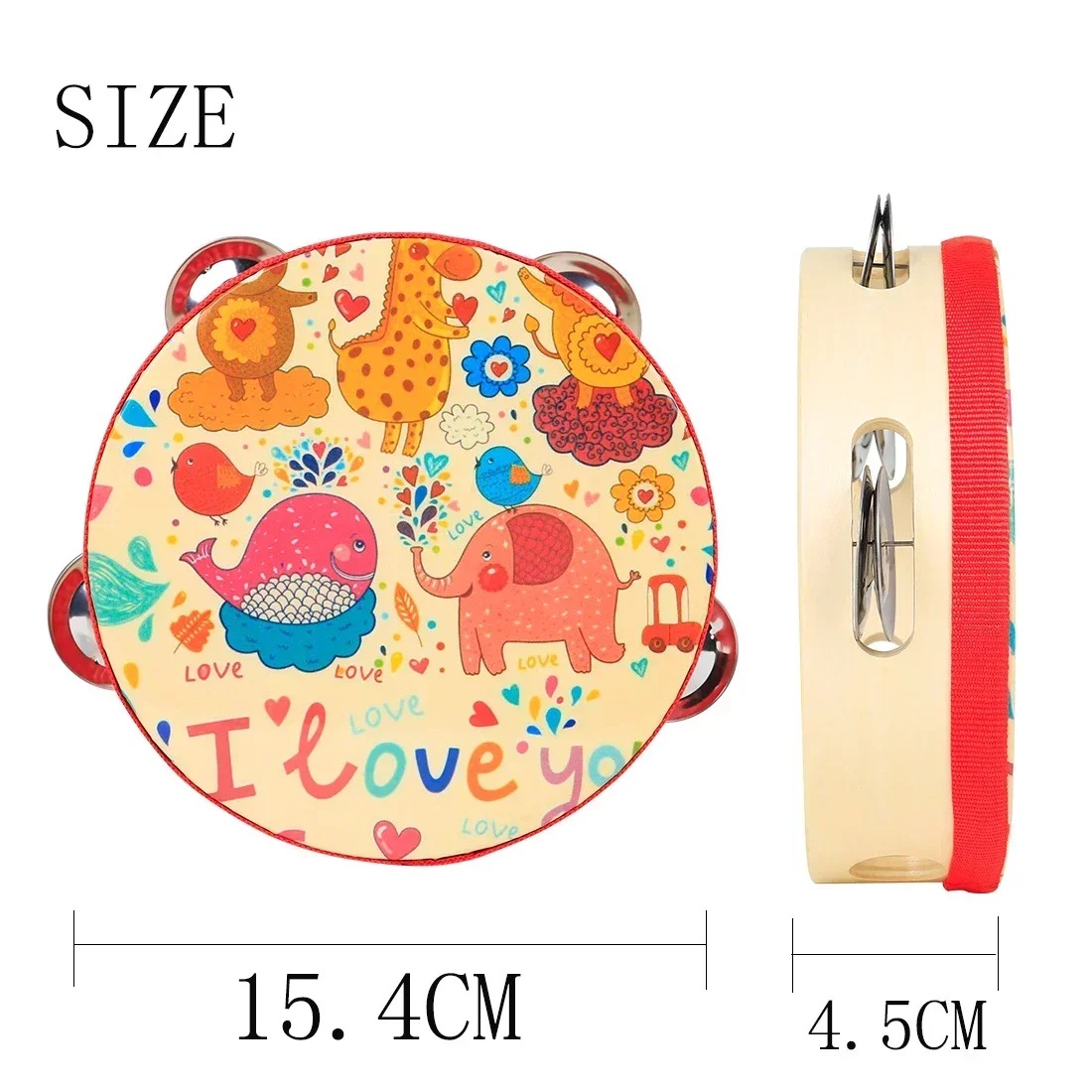 SLADE 6 Inch Tambourine Cartoo - Musical Instruments Cartoon ulasan dan harga