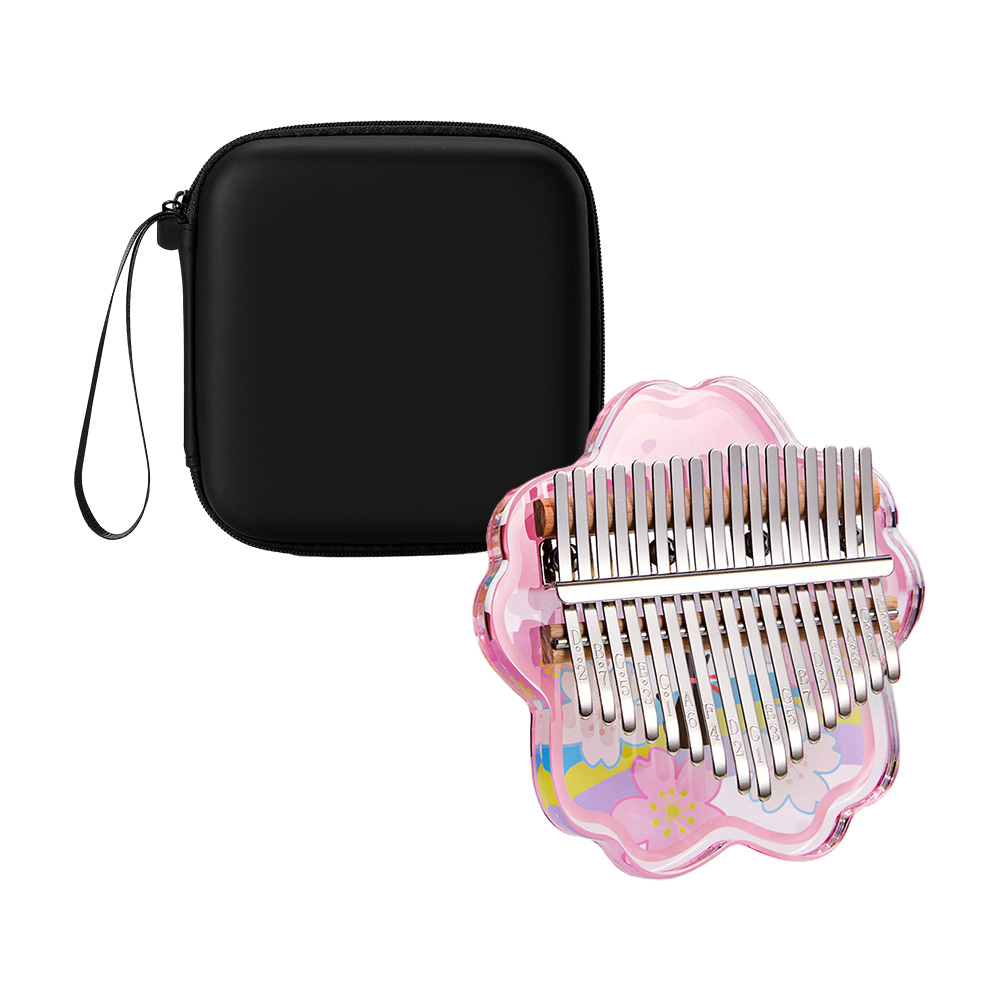 Mini Thumb Piano 17 Keys Porta - Musical Instruments Cartoon ulasan dan harga