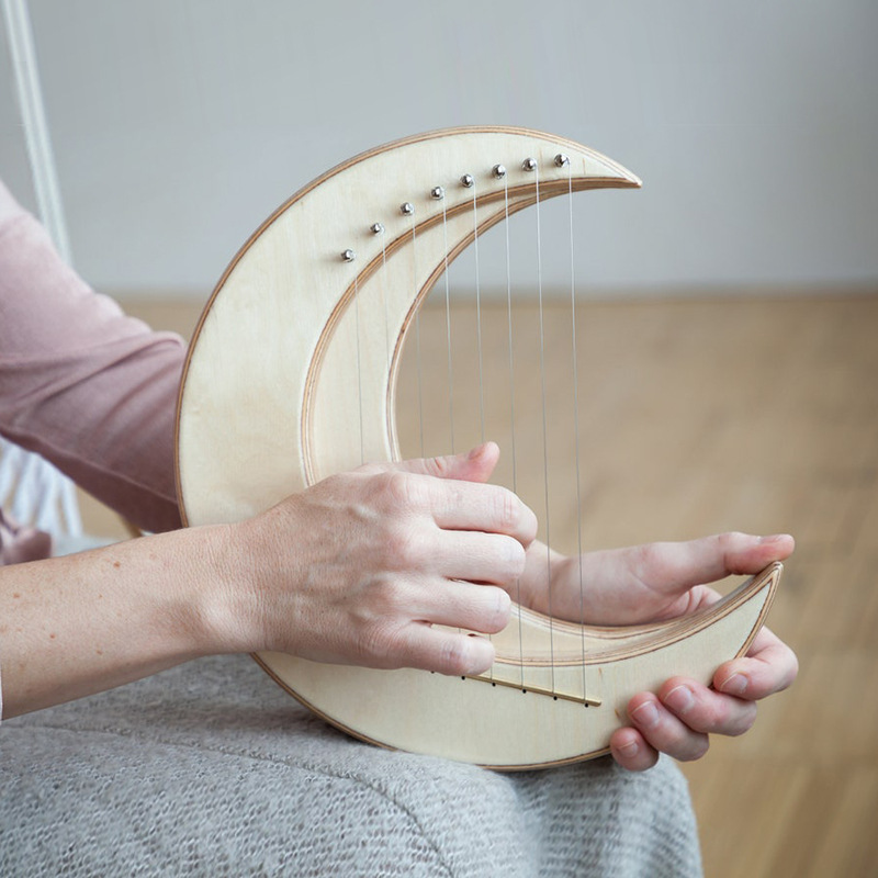 Portable Harp 15-string Lyre B - Musical Instrument Lyre ulasan dan harga