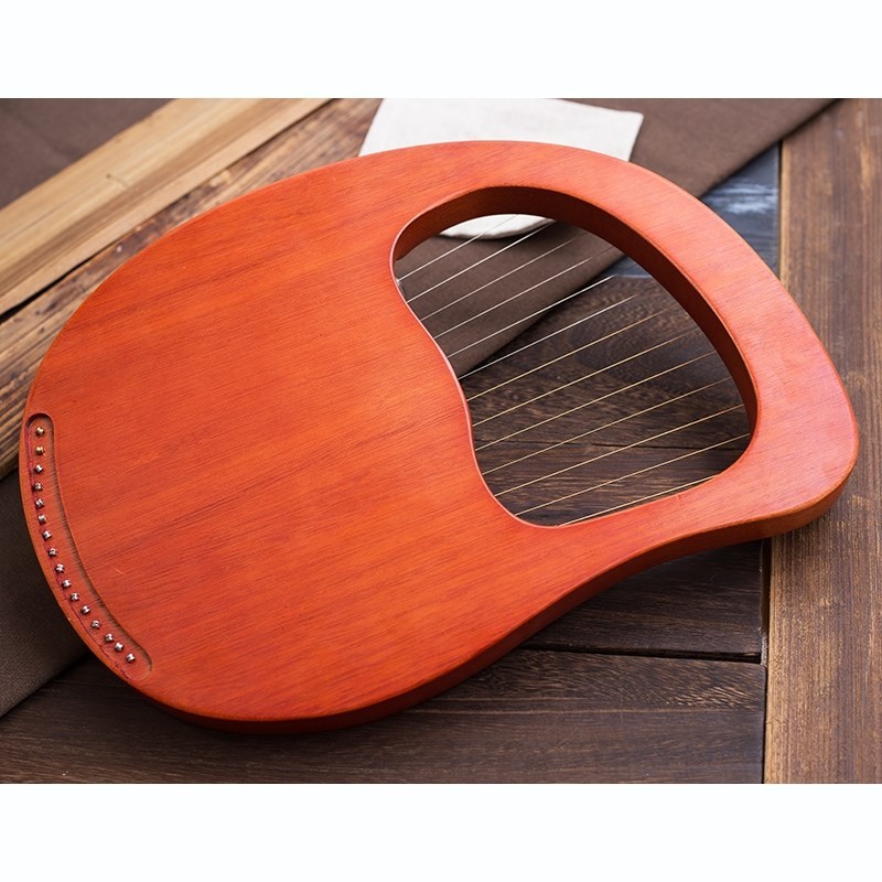 16 Strings Lyre Harp Mahogany  - Musical Instrument Lyre ulasan dan harga