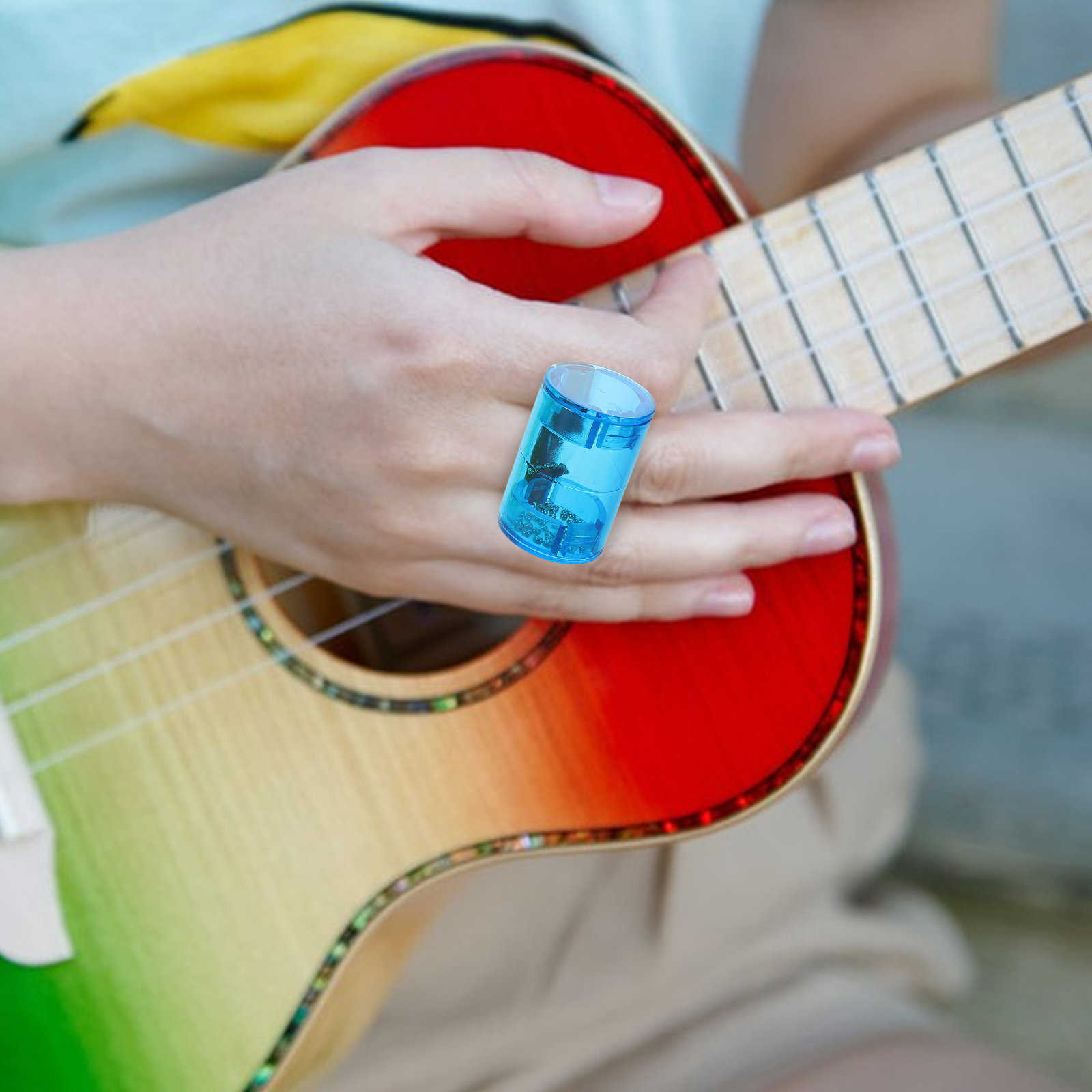 4Pcs Ukulele Finger Shaker Rhy - Musical Instrument Cajon ulasan dan harga