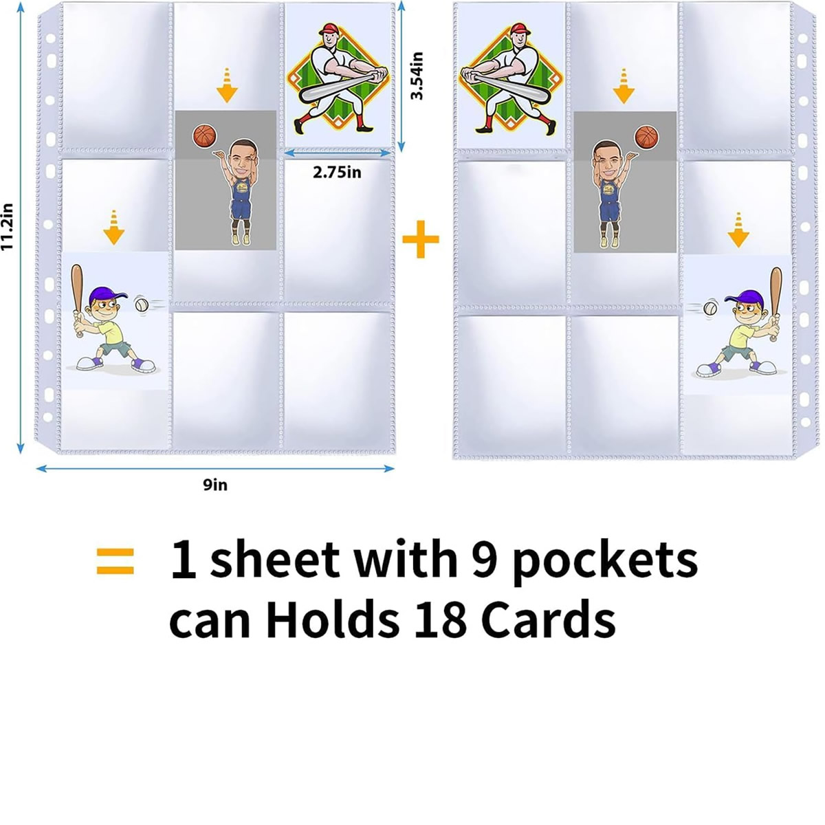 50 Pack 9 Pocket Card Sleeves  - Musical Instrument Cajon ulasan dan harga