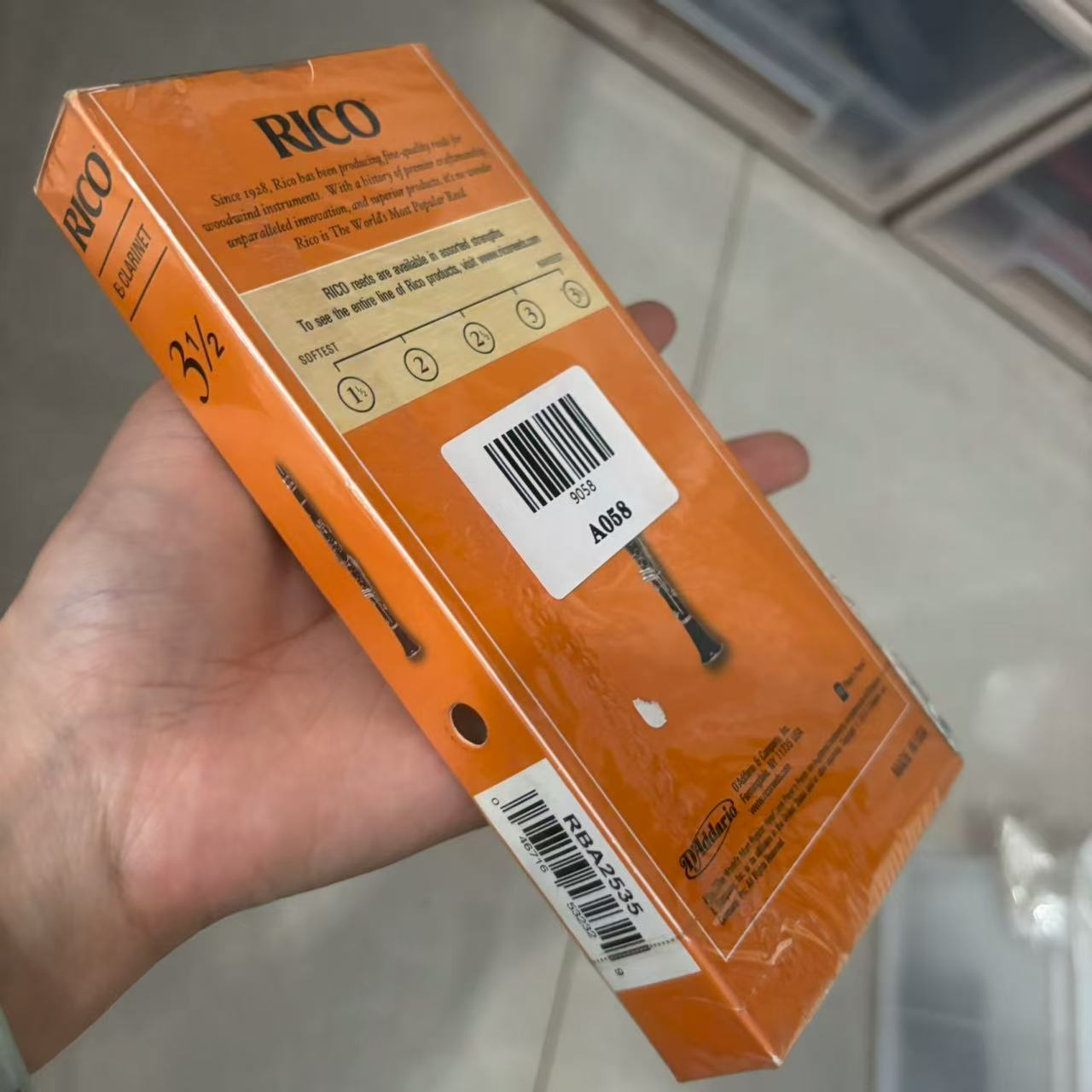 Bb Eb Bass clarinet reeds rico - Musical Instrument Reed ulasan dan harga
