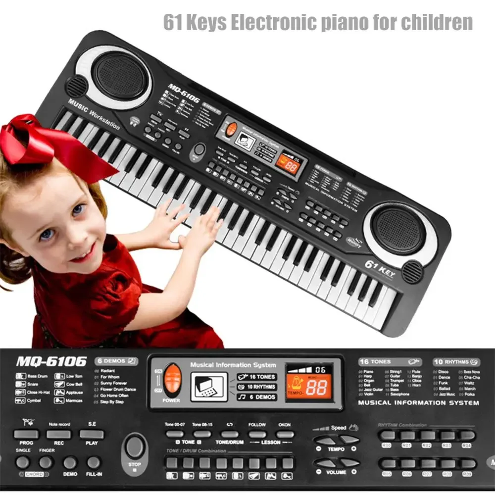 Kids Electronic Piano Keyboard - Musical Instrument Drawing ulasan dan harga