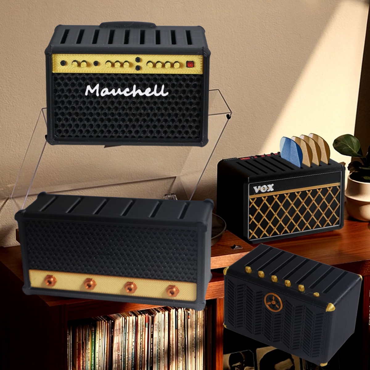 Guitar Pick Holder, 3D Printed - Musical Instrument Cajon ulasan dan harga