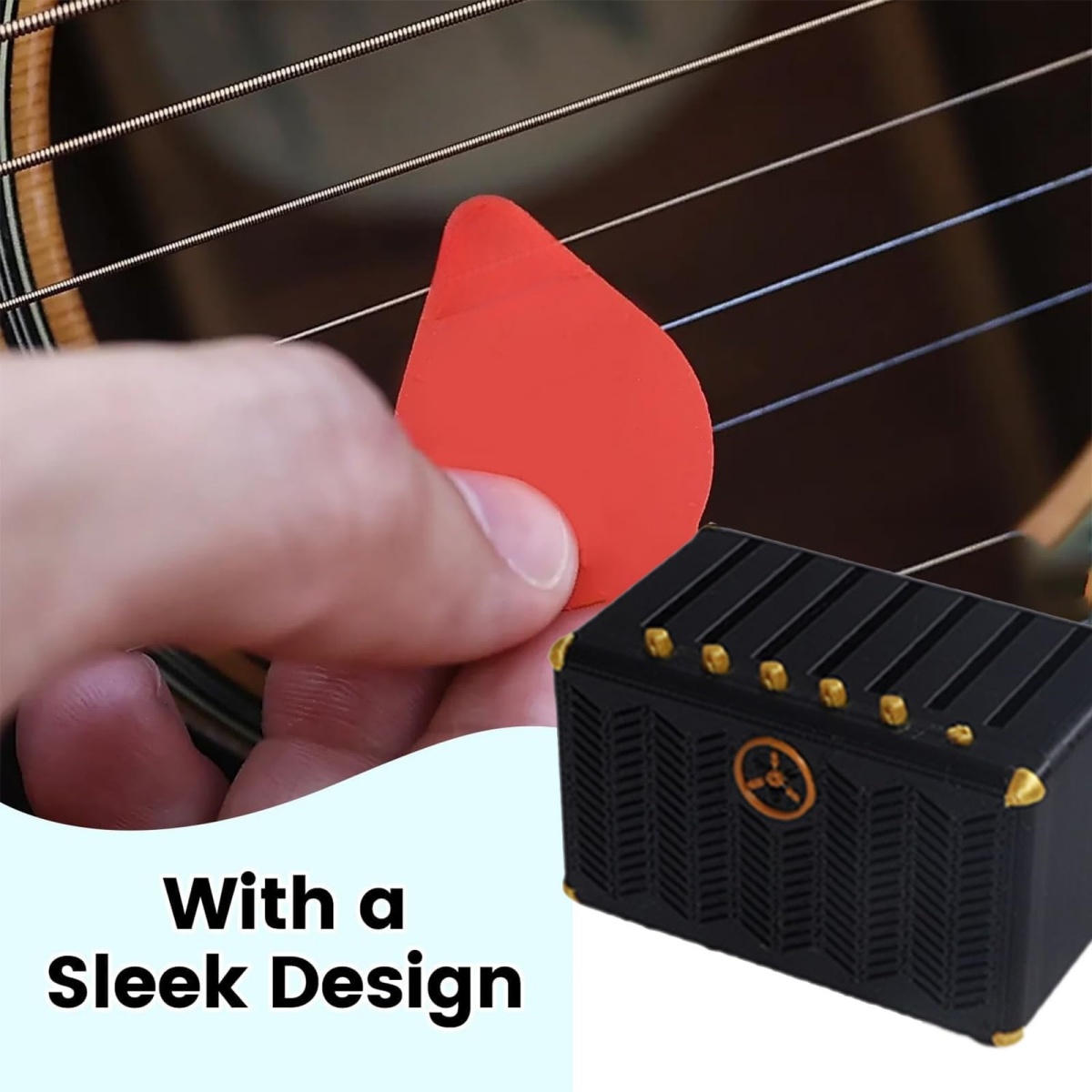 Guitar Pick Holder, 3D Printed - Musical Instrument Cajon ulasan dan harga