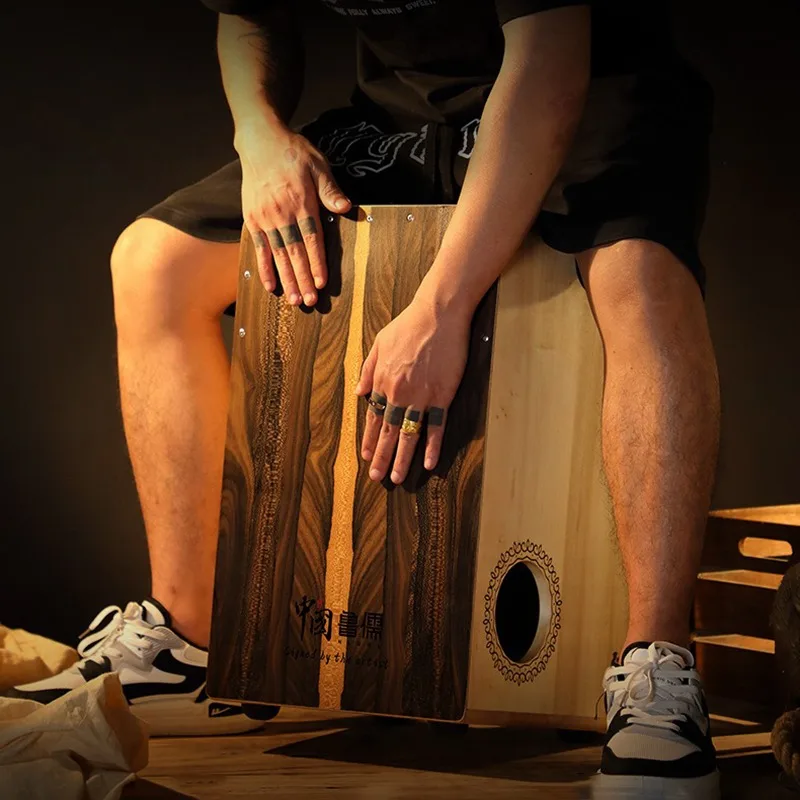 Solid Wood Cajon Box Drum Prof - Musical Instrument Cajon ulasan dan harga