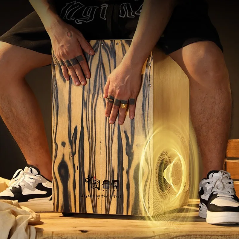 Solid Wood Cajon Box Drum Prof - Musical Instrument Cajon ulasan dan harga