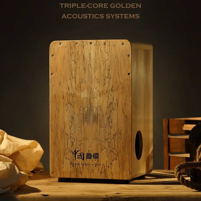 Solid Wood Cajon Box Drum Prof - Musical Instrument Cajon ulasan dan harga