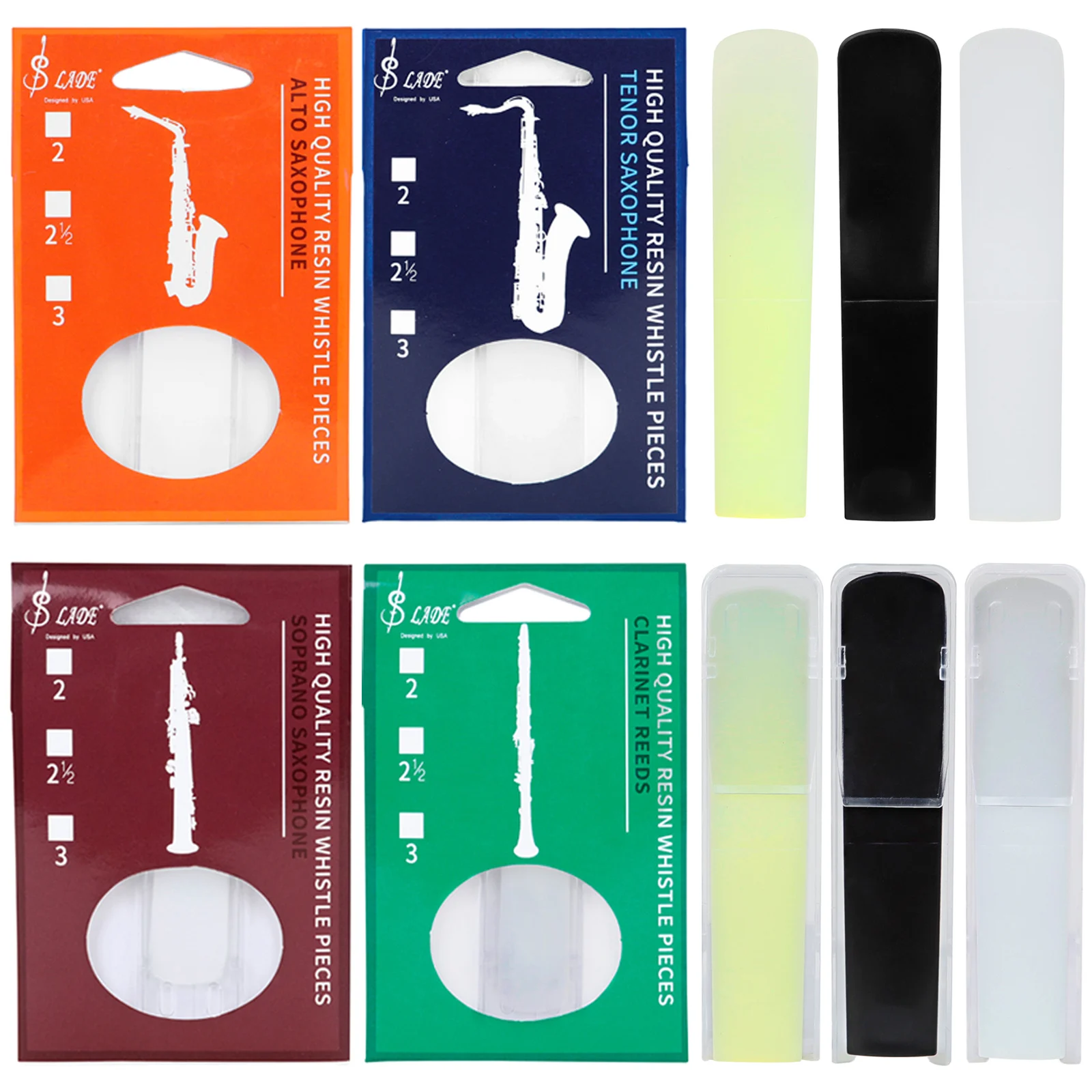 SLADE 2.5 Saxophone Resin Reed - Musical Instrument Reed ulasan dan harga