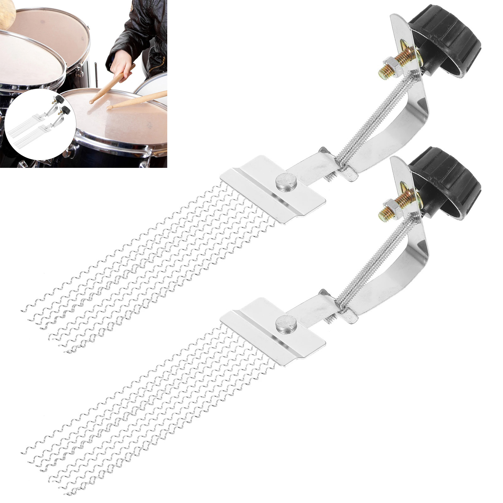 1/2pcs Half Design Steel Iron  - Musical Instrument Cajon ulasan dan harga