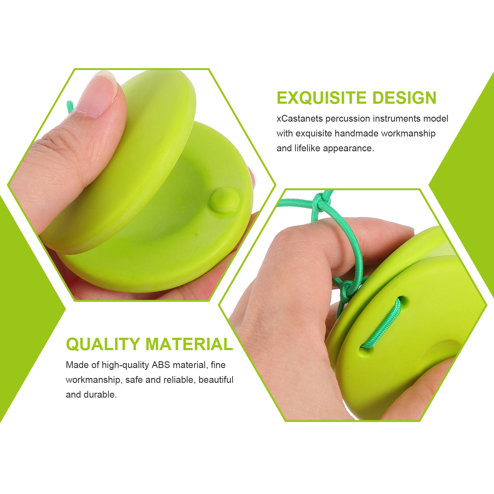 4Pcs Cartoon ABS Castanets Per - Musical Instruments Cartoon ulasan dan harga