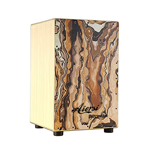 Colour Wood Hand Cajon Box Dru - Musical Instrument Cajon ulasan dan harga